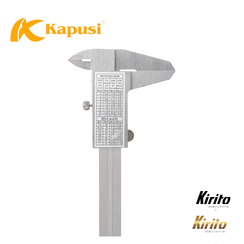 Thước kẹp cơ khí Kapusi Japan 150mm -200mm _Thước Kẹp Cơ -đo Hợp Kim Thép cao cấp