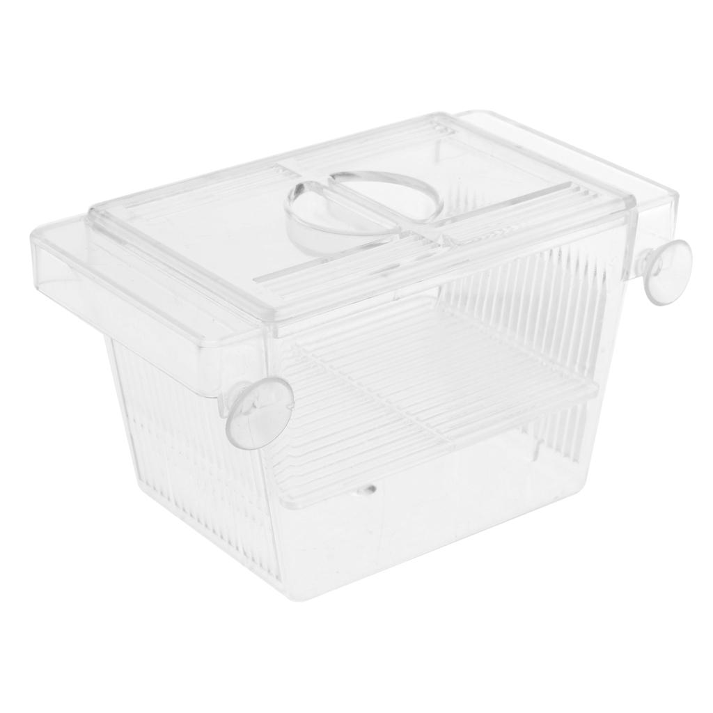 Fish Tank High Transparent Aquarium Tank Fish Incubator Isolation Box Small