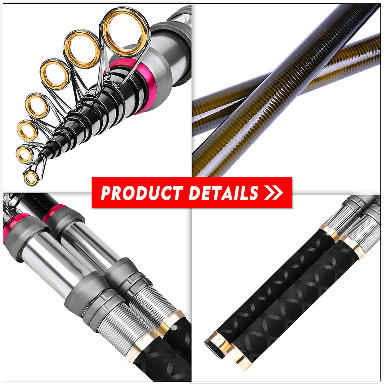 Cần câu cá cầm tay TFR005 siêu nhẹ bằng sợi carbon