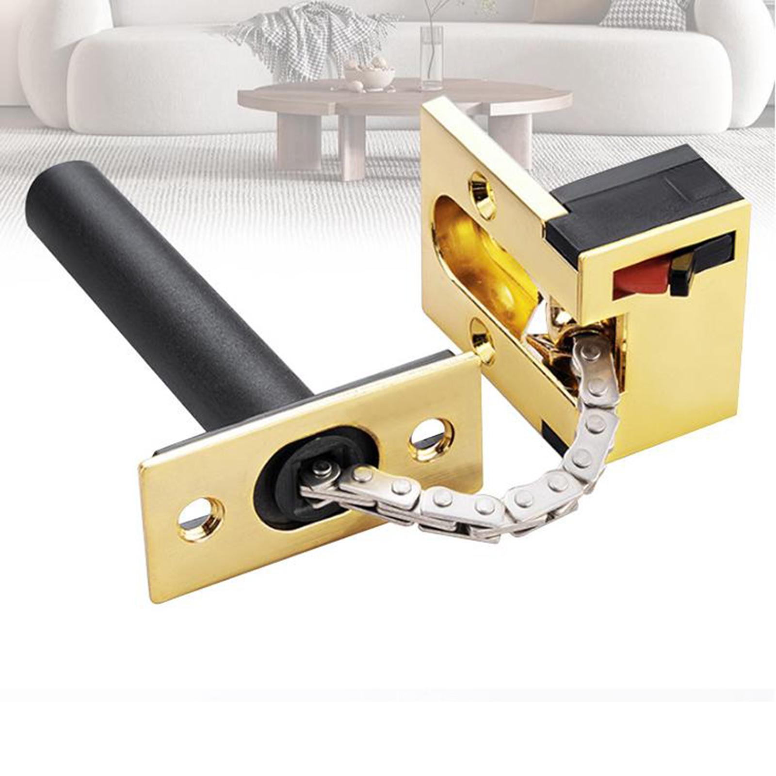 Door Chain Lock with Screws Thicken Security Chain Door Bolt Easy to Install