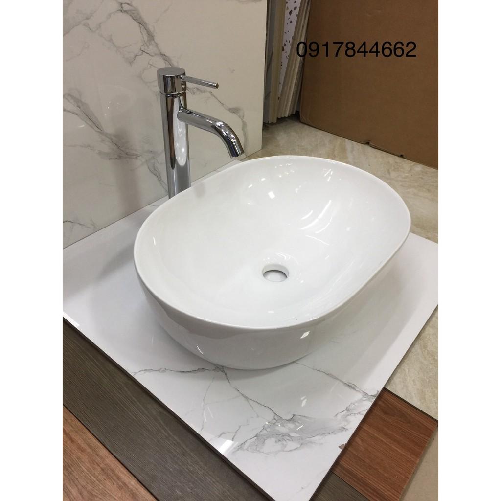 COMBO Chậu lavabo rửa mặt đặt bàn đá VÀ vòi dương bàn. KH nên đọc kỹ phần chi tiết sp