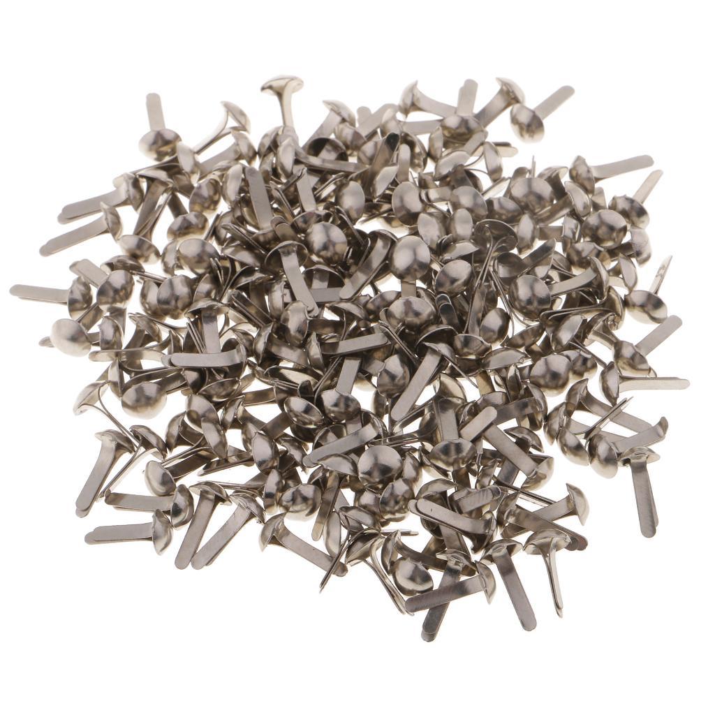600pcs Metal Brads Decorative Paper Fasteners Scrapbooks Crafts Decorations