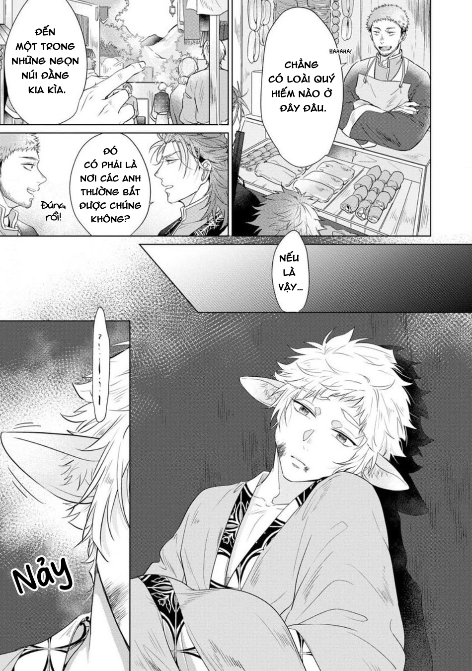 gặp gỡ em, thú nhân màu chàm trắng chapter 5 11