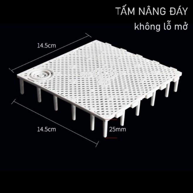 Tấm Nâng Đáy - Vỉ Nhựa Lọc Đáy (vuông 14.5x14.5cm)