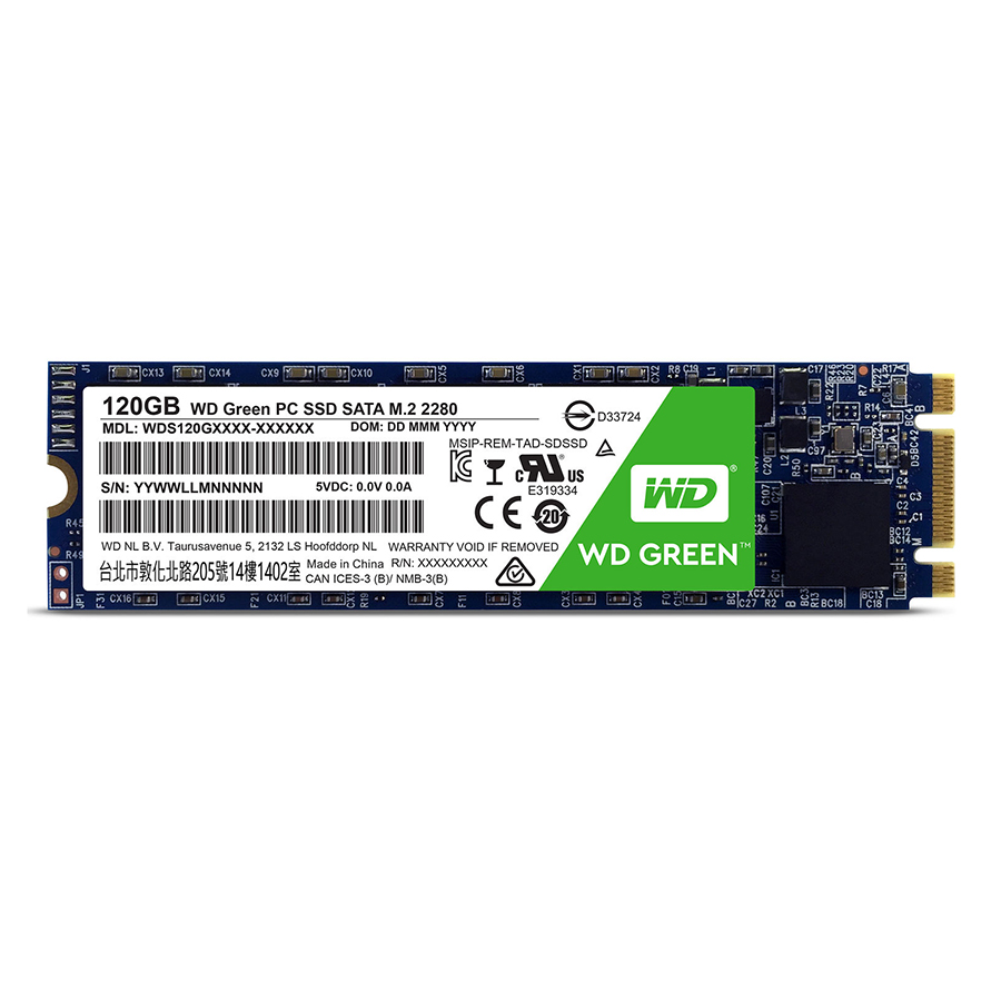 Ổ Cứng SSD 120GB Western Green WDS120G2GOB M.2 2280 - Hàng Chính Hãng