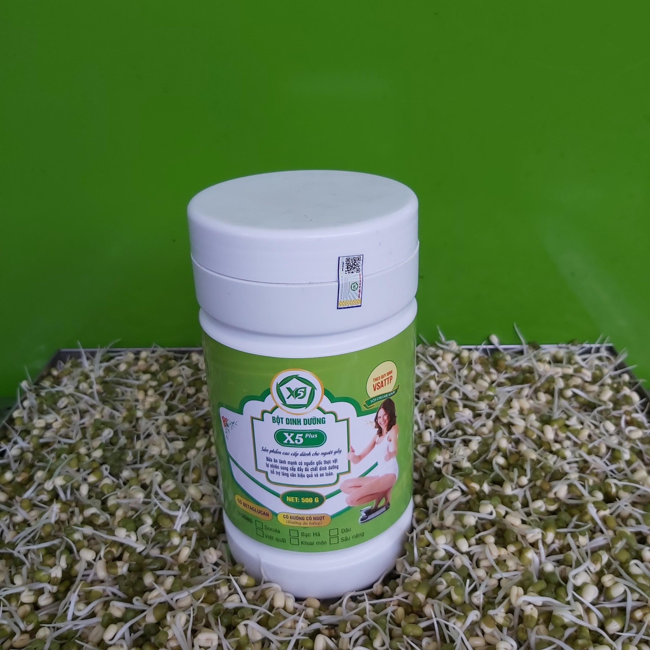 3 Bột Dinh Dưỡng Ngũ Cốc Nảy Mầm Tăng Cân X5 Trên 25 Thành Phần: An Toàn- Đẹp Da-Giảm Táo Bón-Giúp Ăn Ngon- Ngủ Ngon