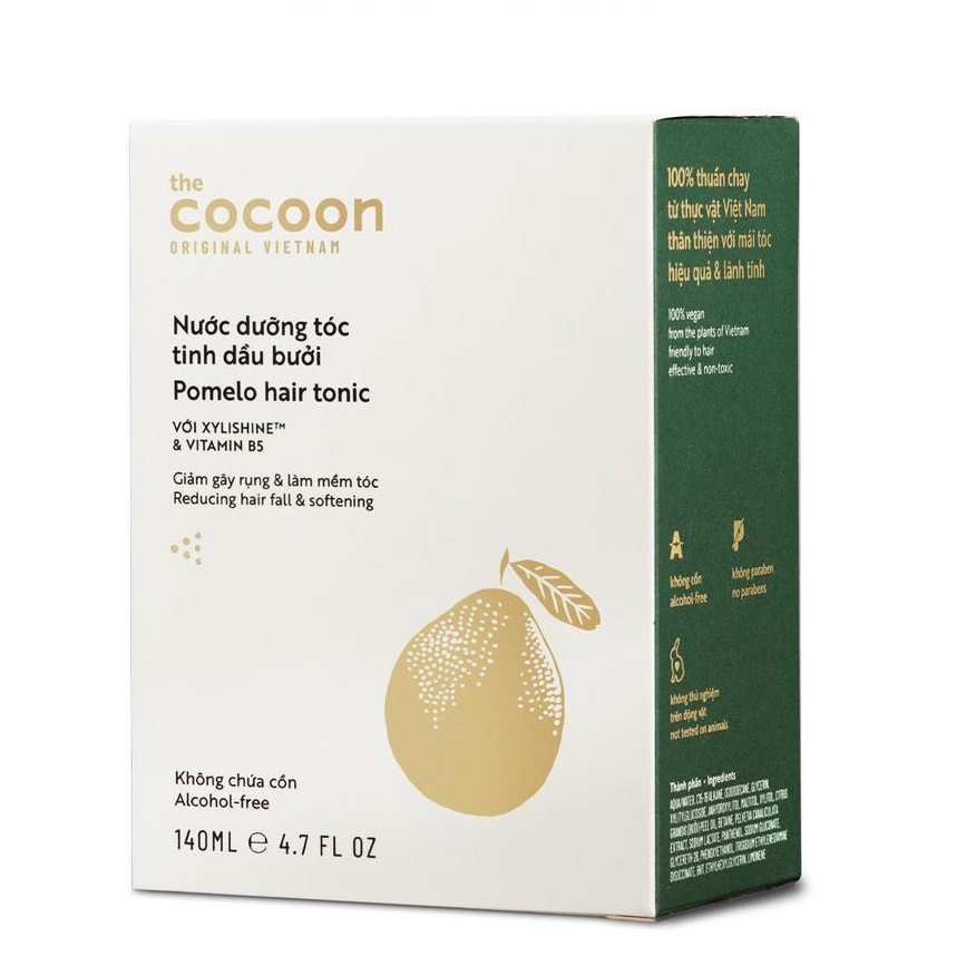 Combo nước dưỡng tóc tinh dầu bưởi Cocoon 140ml + sa-chi serum phục hồi tóc Cocoon 70ml