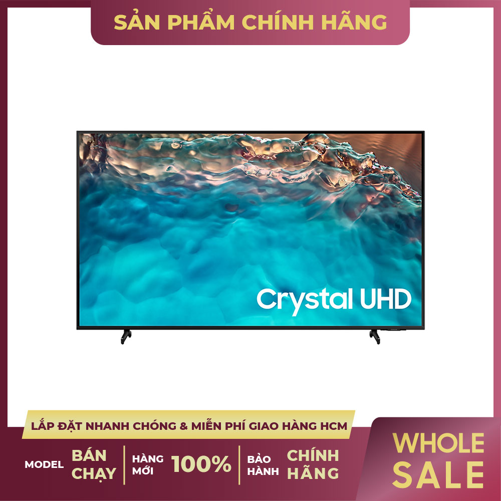 Smart Tivi Crystal Samsung 4K 55 inch UA55BU8000 - Model 2022