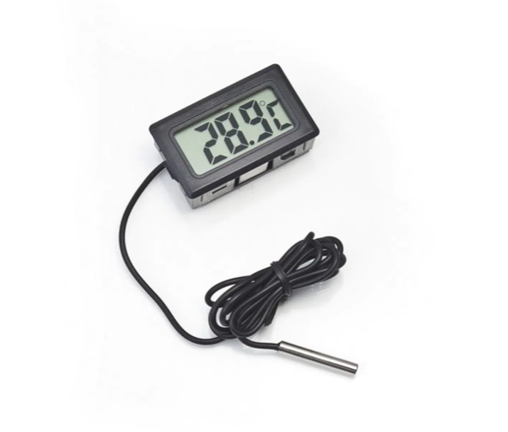 Đồng hồ đo nhiệt độ dây cảm biến chống nước -50°C đến +110°C