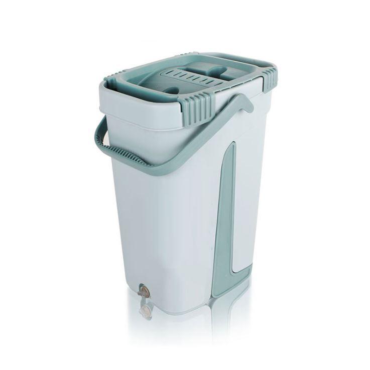 Bộ lau nhà  360 độ cao cấp tự vắt phẳng chữ nhật thế hệ mới  - 02