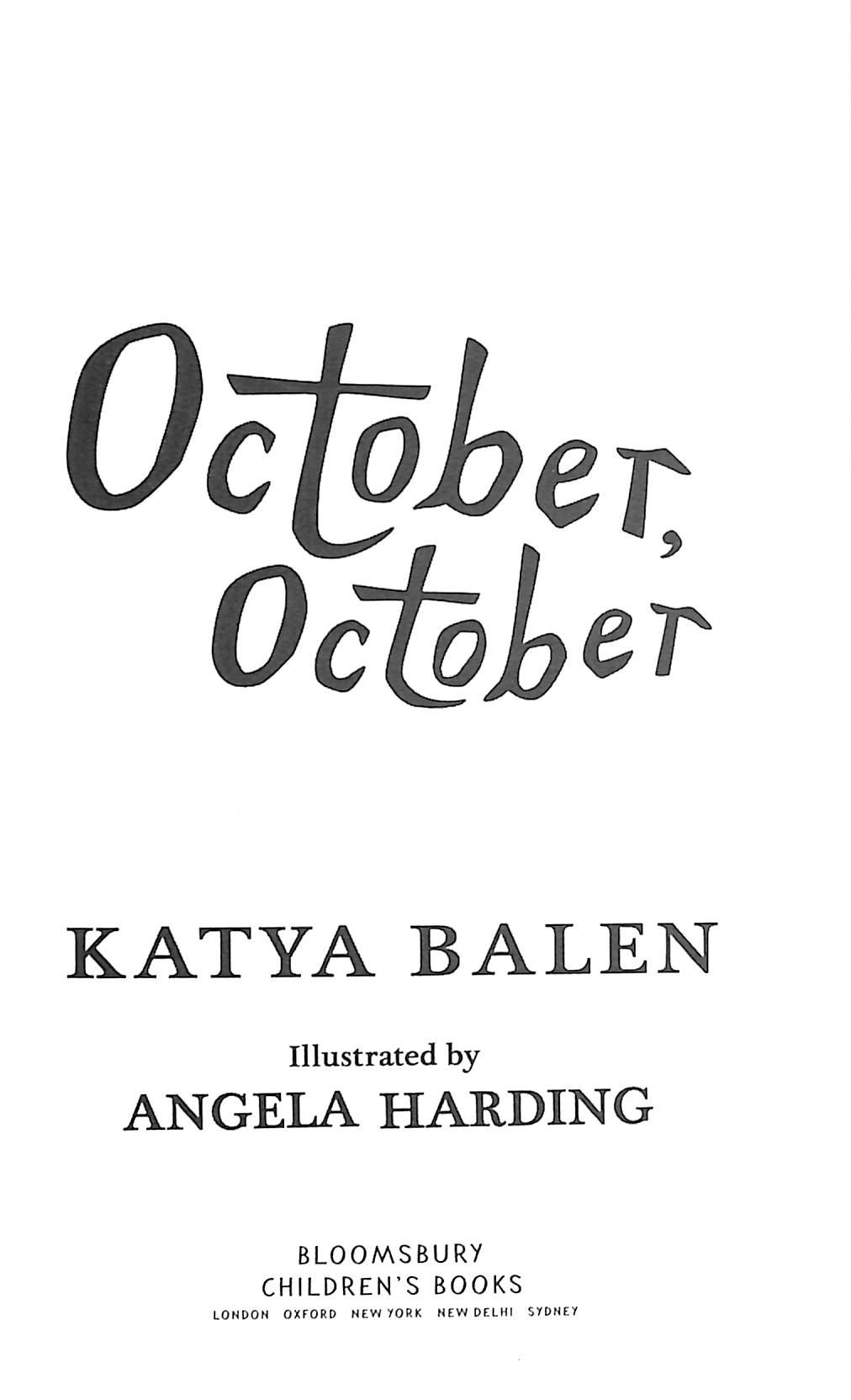 Sách ngoại văn: October, October - Winner Of The Yoto Carnegie Medal 2022