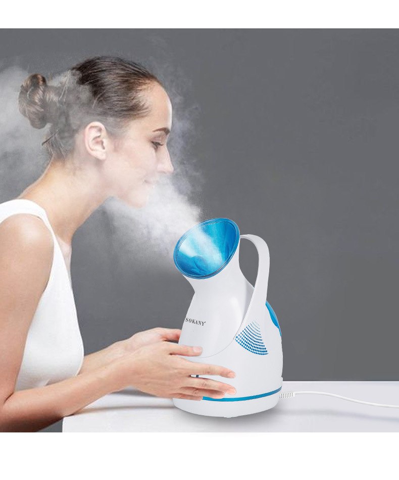 Máy xông mặt SOKANY phun hơi nước mạnh ra đều, cấp ẩm và làm mịn mọi loại da - HÀNG CHÍNH HÃNG - DELIYA