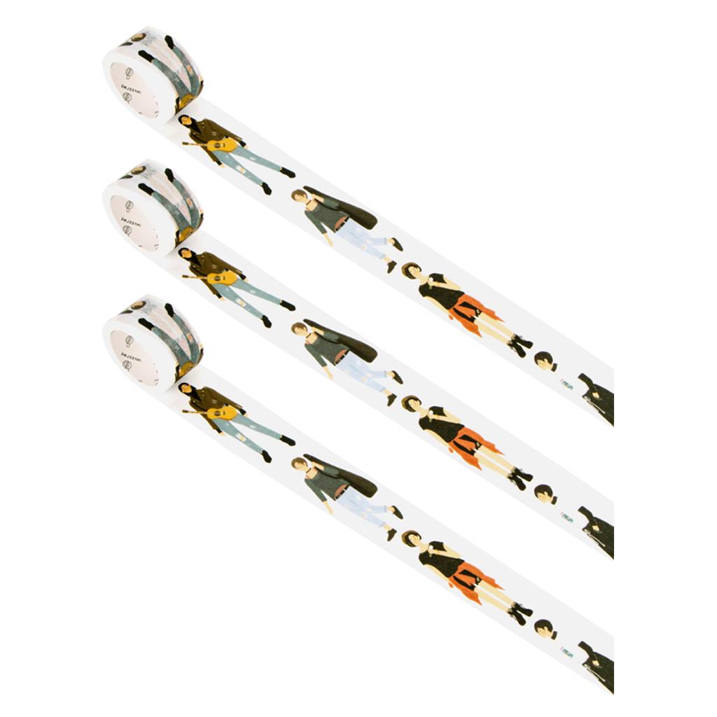 3 Rolls Tape DIY Decor Scrapbooking Masking Tape Adhesive Stickers Craft