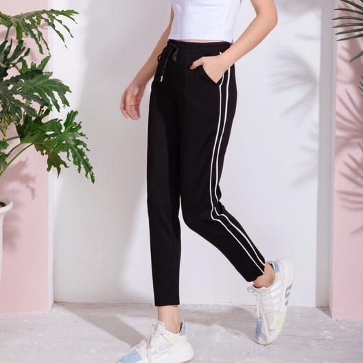 Quần jogger nữ 2 sọc nhí stars Homieyl cao cấp chất liệu Mỳ hàn