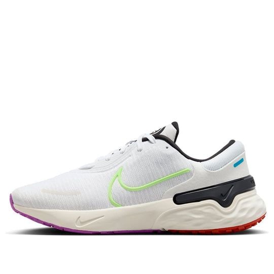 Giày chạy bộ nam NIKE RENEW RUN 4 SE - WHITE/FUCHSIA DREAM-BLACK-BLUE LIGHTNING - 8.5 US