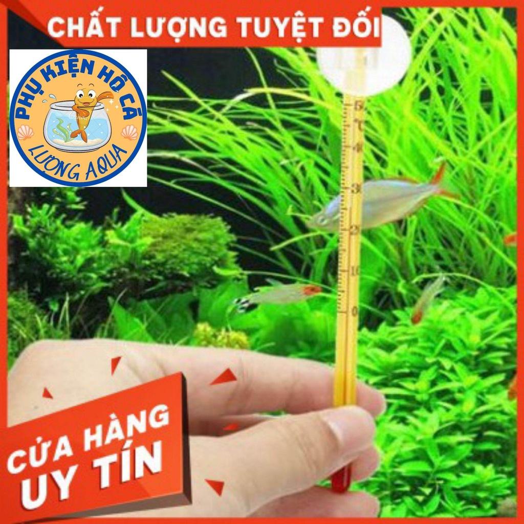 Nhiệt kế thủy ngâ n hồ cá,dụng cụ đo nhiệt độ nước hồ cá cảnh tép cảnh, hồ thủy sinh,phụ kiện hồ cá