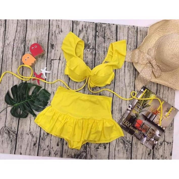 freeship Bikini đồ bơi đi biển 2 mảnh cánh tiên quần váy đẹp VATIXA BKN43