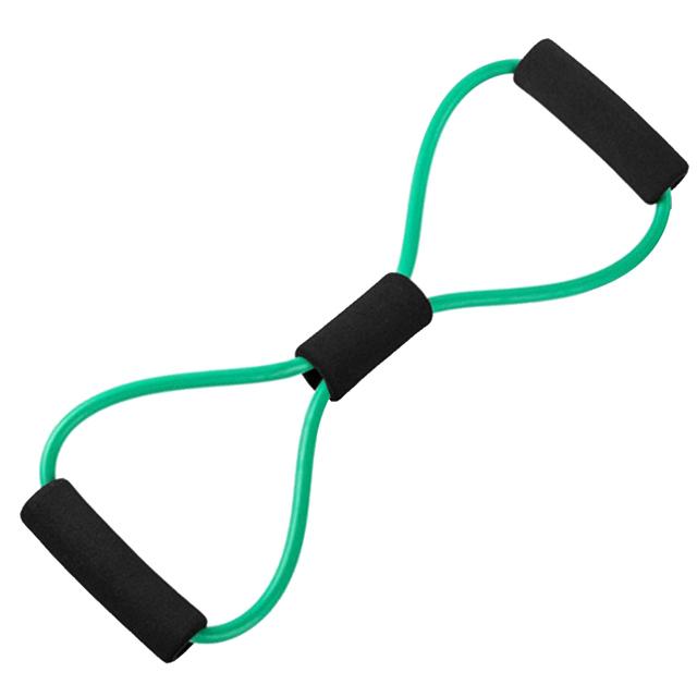 Yoga Yoga Gum Fitness Kháng 8 Word Mở rộng ngực dây thừng tập luyện cơ bắp đào tạo cao su cho tập thể dục thể thao Color: Purple