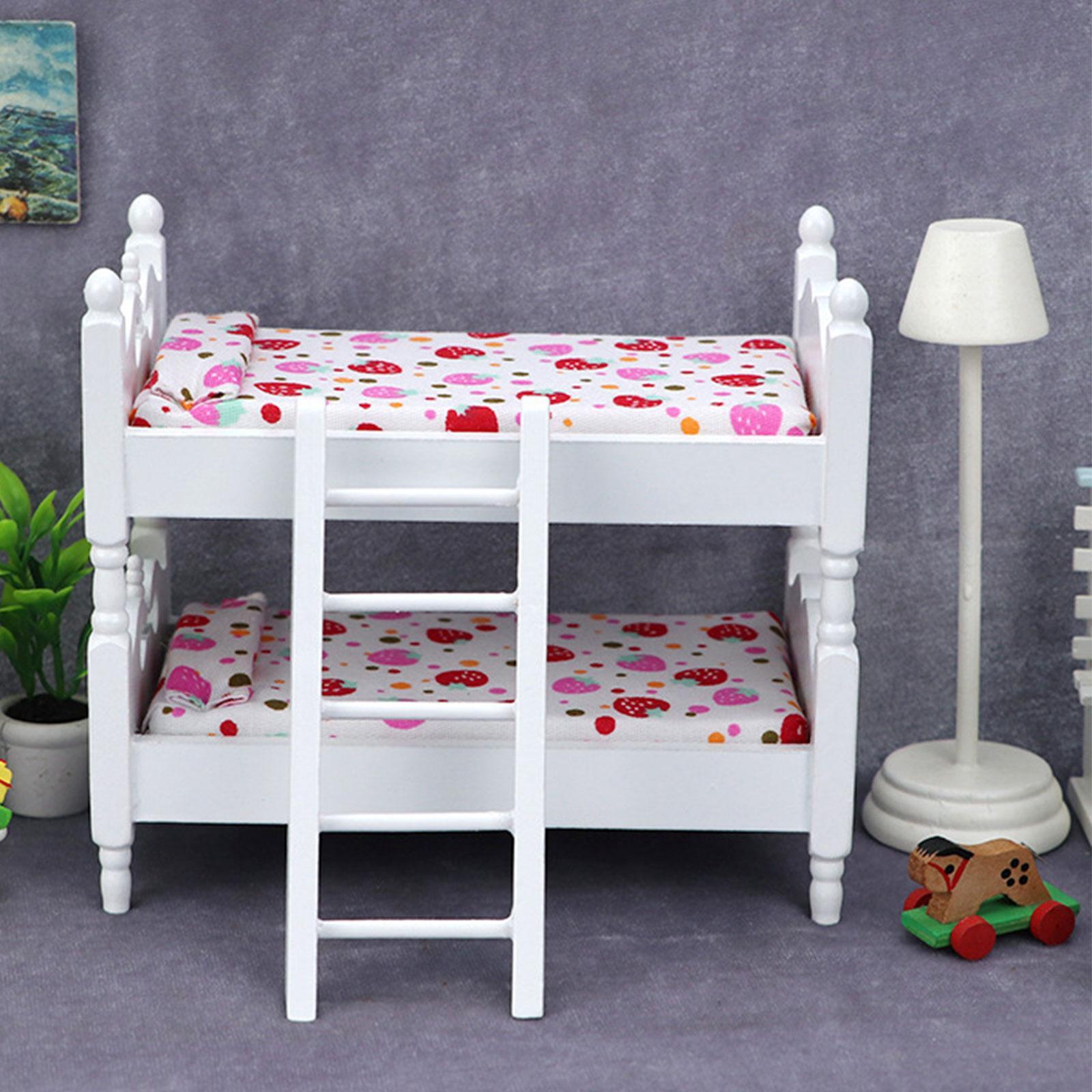 Wooden 1/12 Dollhouse Miniature   Room Furniture Kit Decor 8pcs