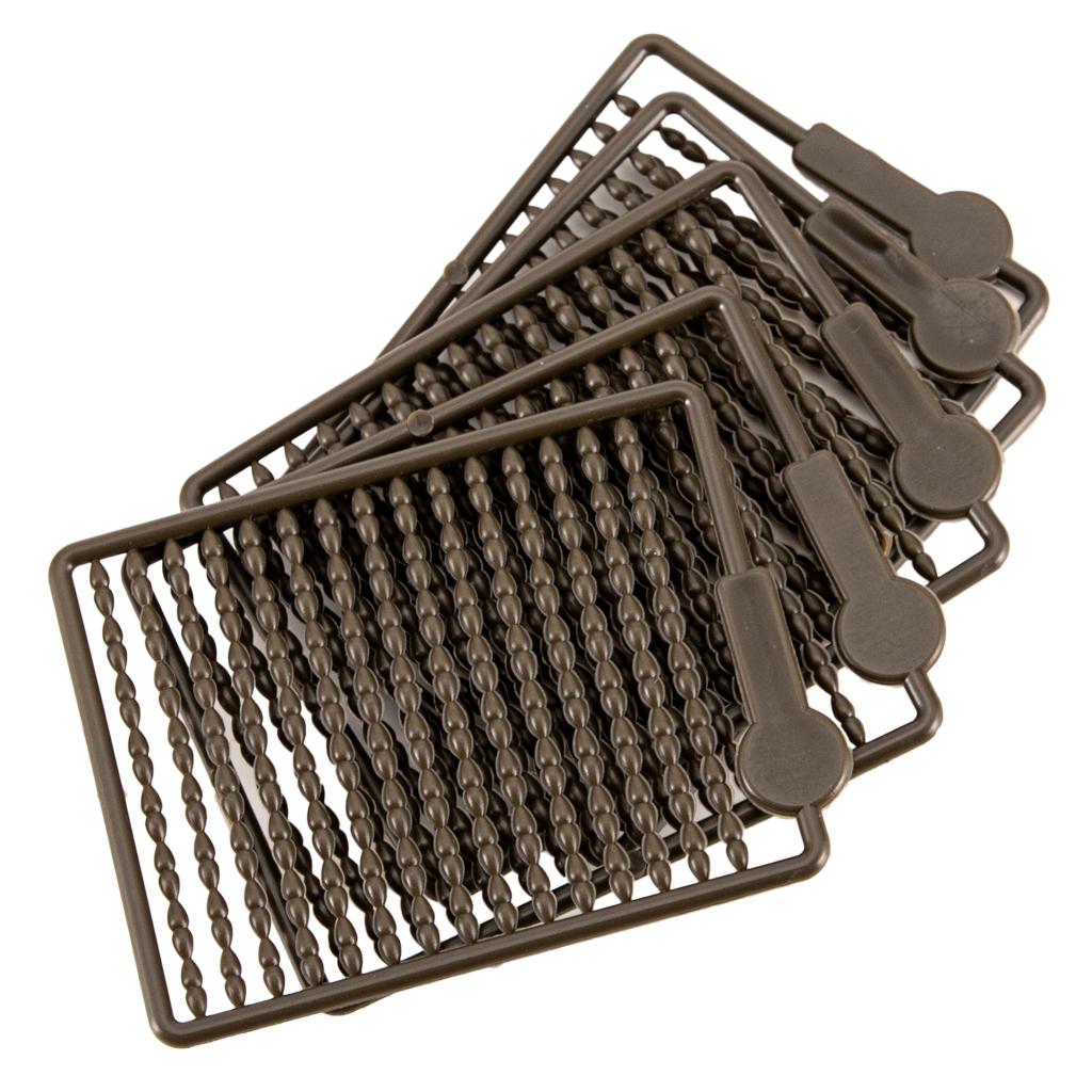 20 Cards 2400Pcs Carp Fishing Hair Rig Boilie Bait Dumbell Stops Stoppers