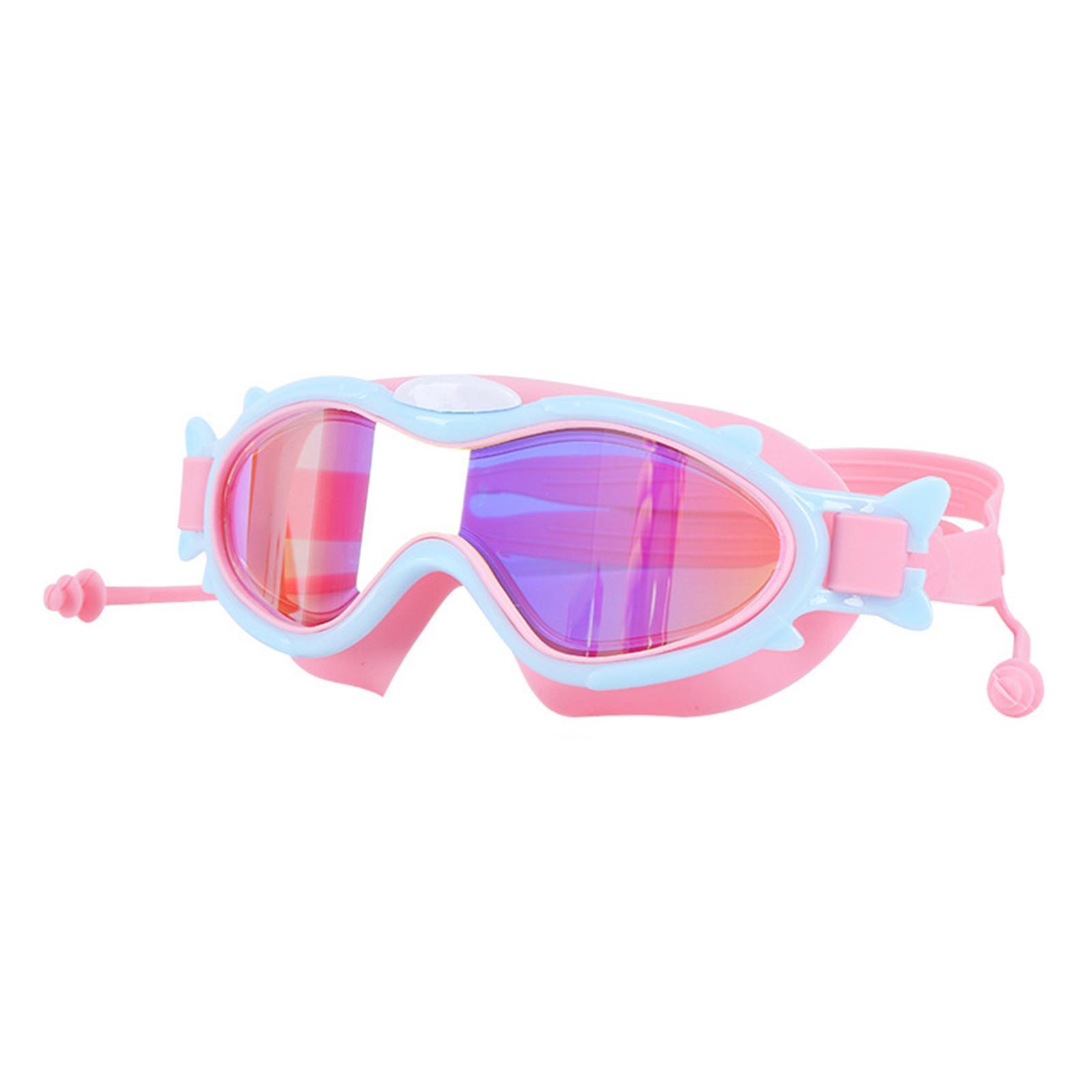 Kids Swimming Goggles with Ear Swim Goggles for Kids 6-14 Boys Girls