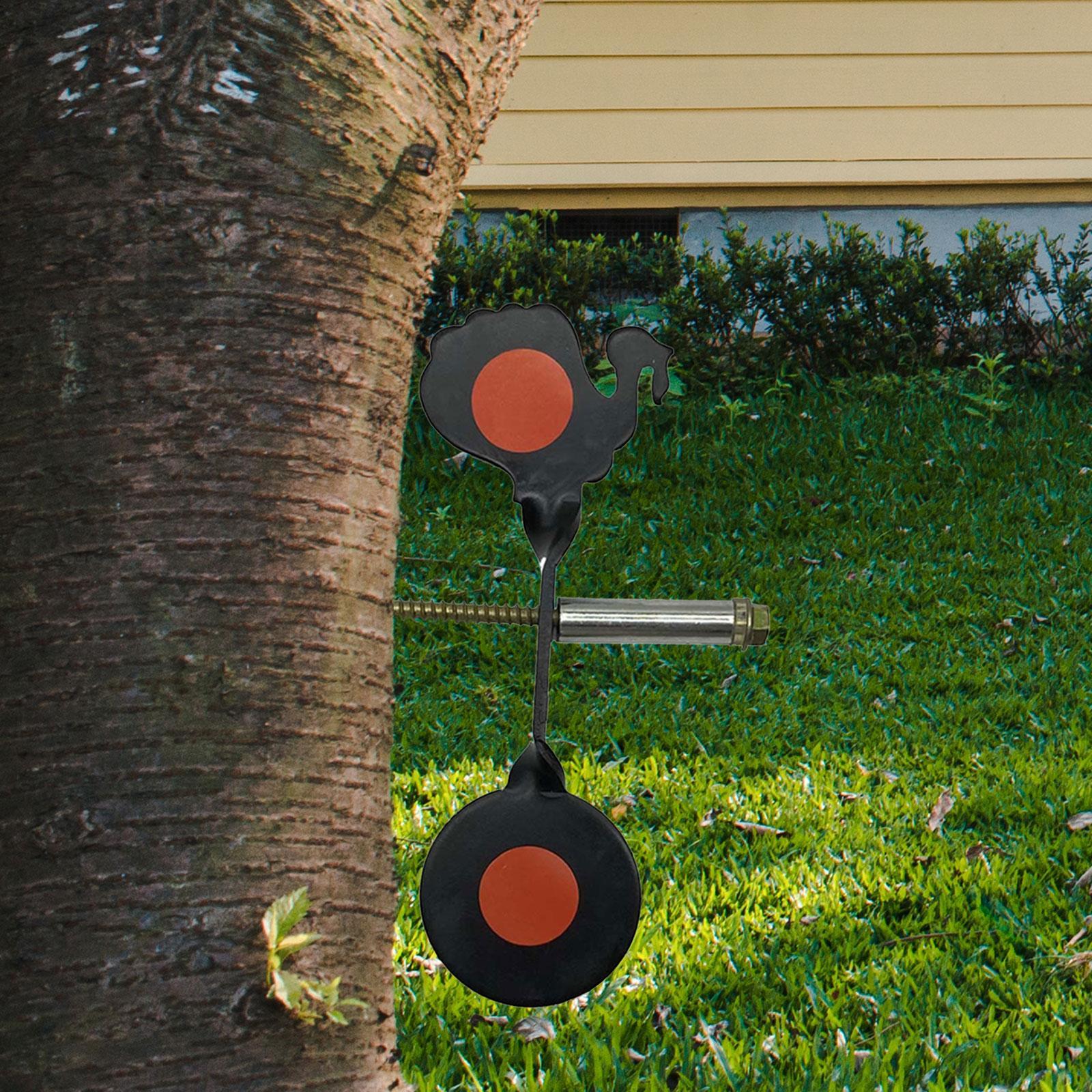 Resetting Hunting Target Accuracy Practice Stainless Steel Entertainment Game Practical Training Hunting Target for Outside