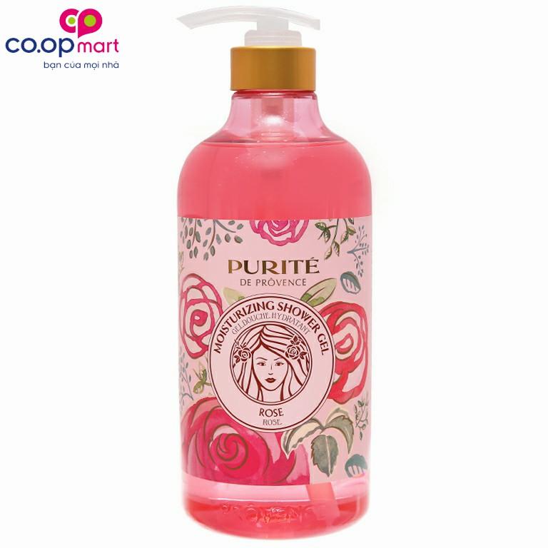 Sữa tắm Purite hoa hồng 850ml-3337216