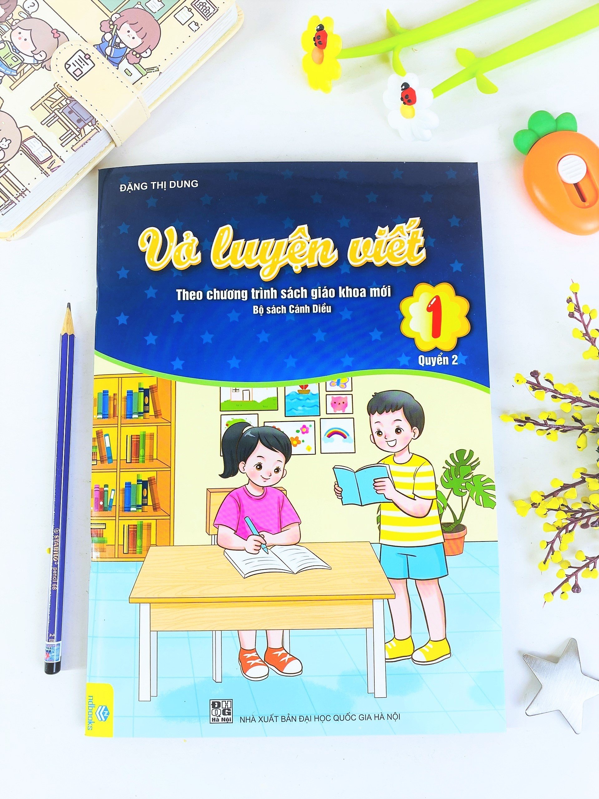 Sách - Combo 2 cuốn Vở Luyện Viết Lớp 1 - Biên soạn theo chương trình Cánh Diều - ndbooks