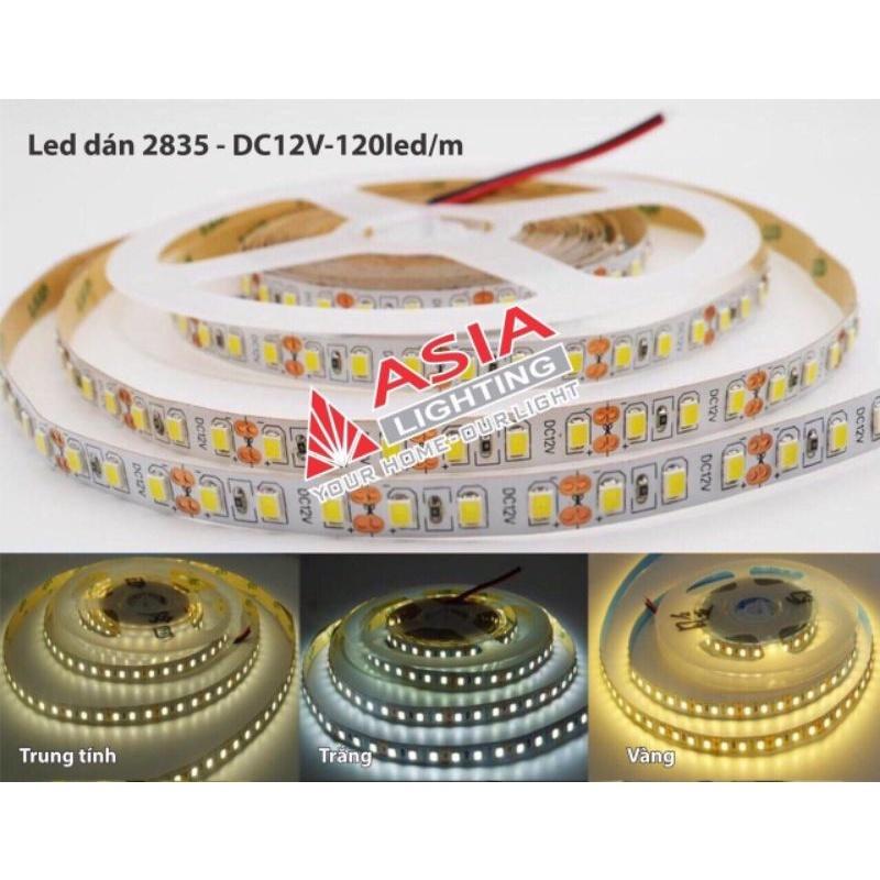 Cuộn 5m Led dán 2835 DC 12V_Asia lighting_Hàng chính hãng