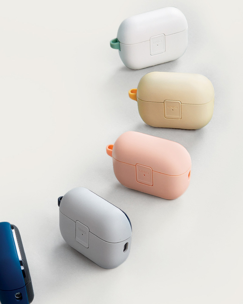 Ốp UNIQ Clyde Cho Airpods Pro Gen 2/1 Có Khóa Cài Hỗ Trợ Sạc Không Dây Hàng Chính Hãng