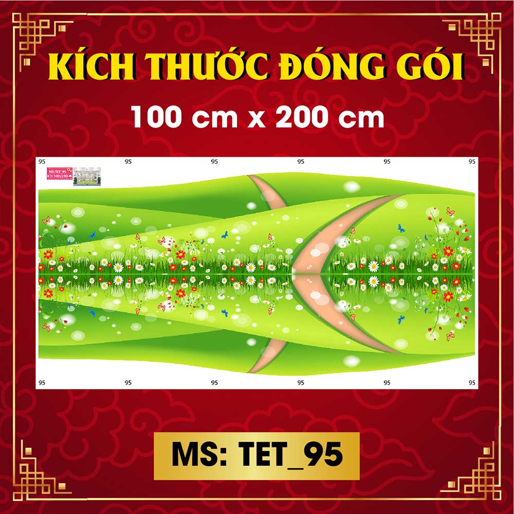 Decal trang trí tết combo số 7