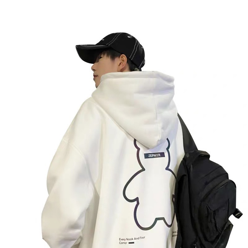 ÁO HOODIE NAM NỮ FORM RỘNG IN HÌNH GẤU CỰC KUTE SIÊU PHẨM HÓT NHẤT NĂM