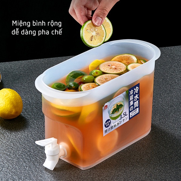 Bình Đựng Nước Tủ Lạnh Có Vòi, Giữ Nhiệt Tốt, Dung Tích 3.5L, Bình Đựng Trà Và Nước Trái Cây Phù Hợp Cho Các Bữa Tiệc