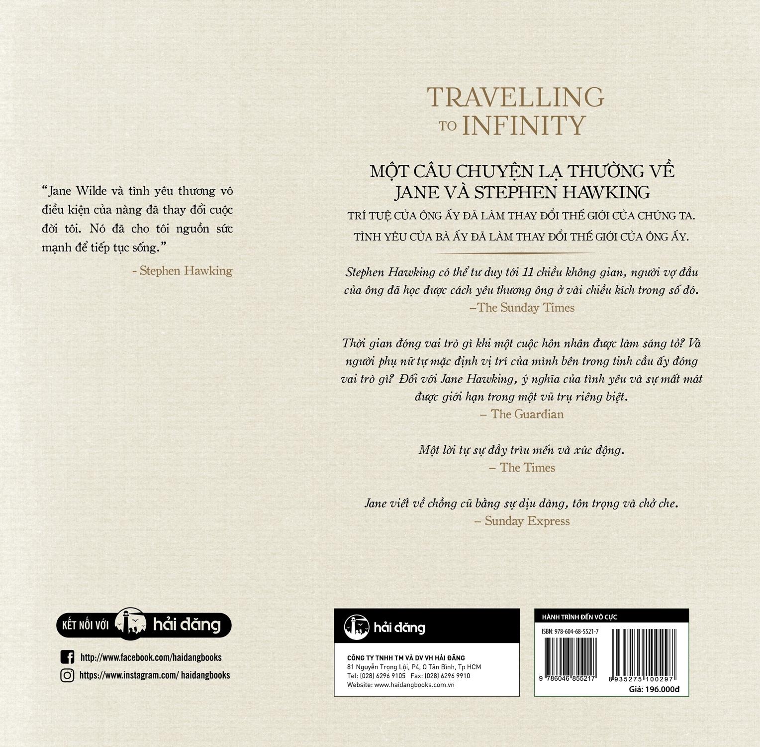 Sách Hành Trình Đến Vô Cực