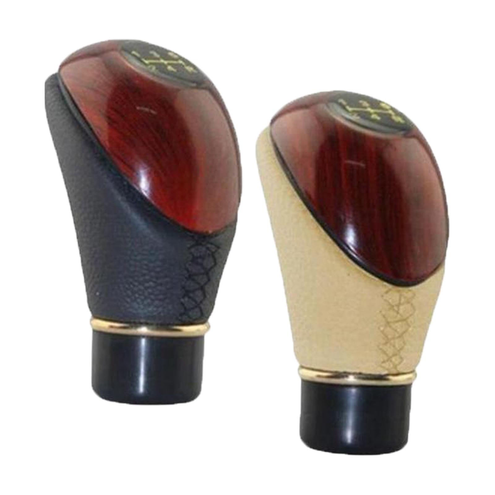 2Pcs Manual Gear Shifter Knob shifting Knob 5 Speed Replace