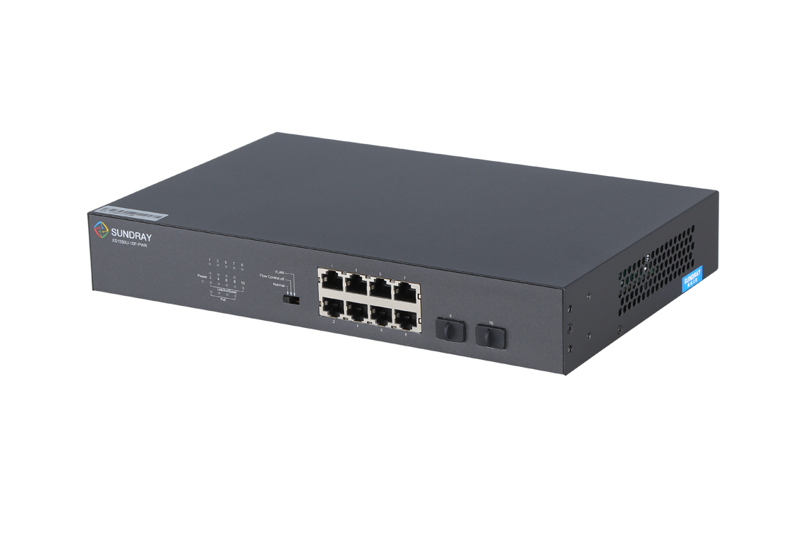 8-Port Gigabit Unmanaged Switch Sundray X-Link XS1550U-10P-PWR-hàng chính hãng