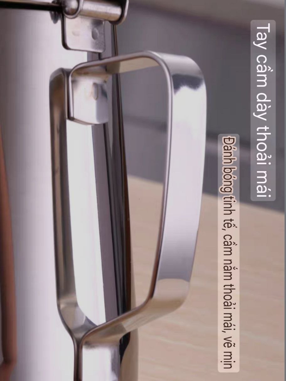 CA INOX 304 CA ĐÁNH SỮA CÓ NẮP ĐẬY NHIỀU SIZE CAO CẤP MILK PITCHER INOX 304