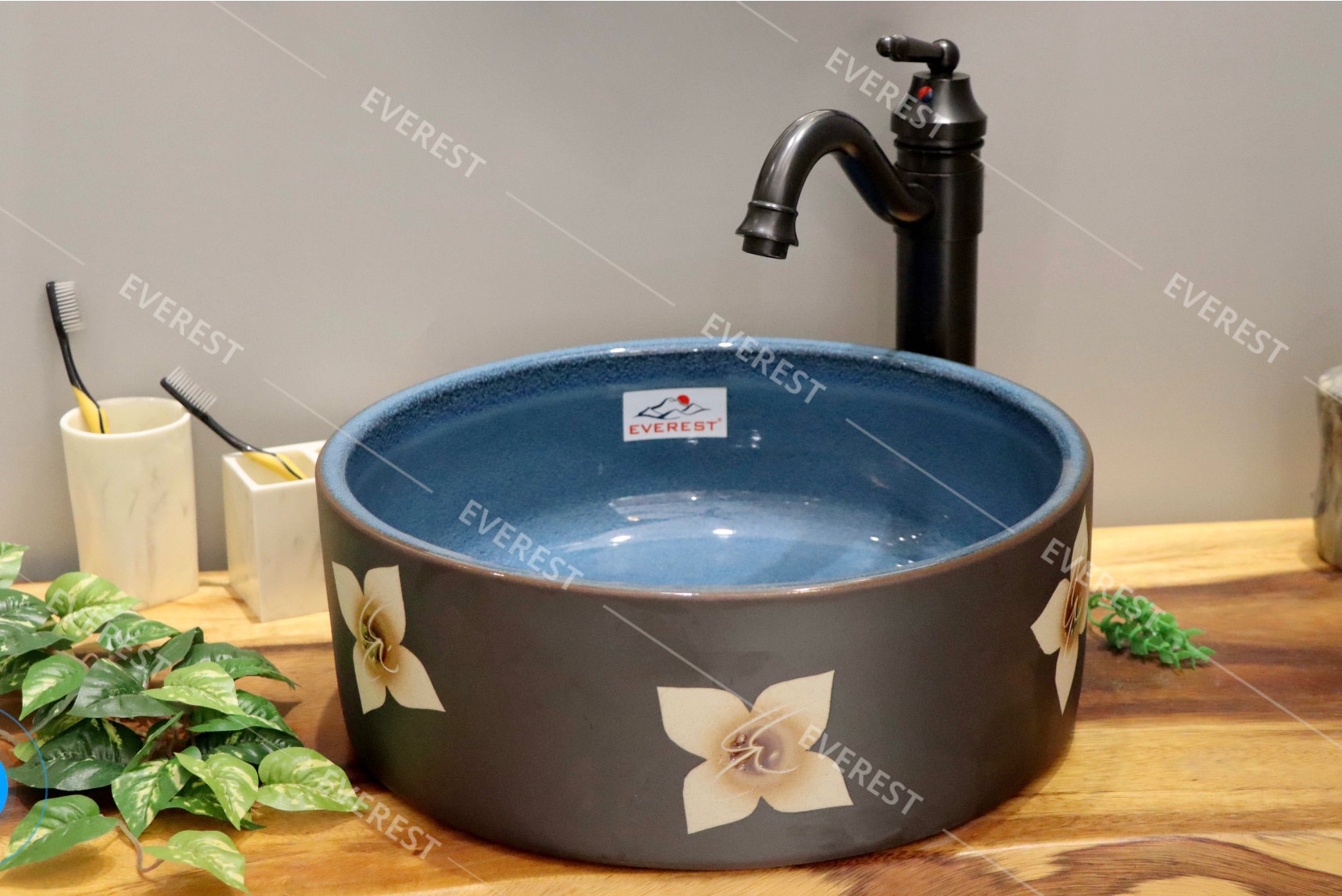 Chậu sứ Mỹ thuật - Lavabo đặt bàn Mỹ thuật