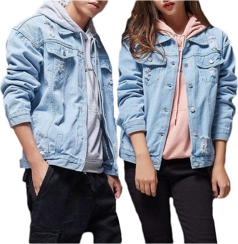 Set áo khoác jeans cặp đôi AKJN05