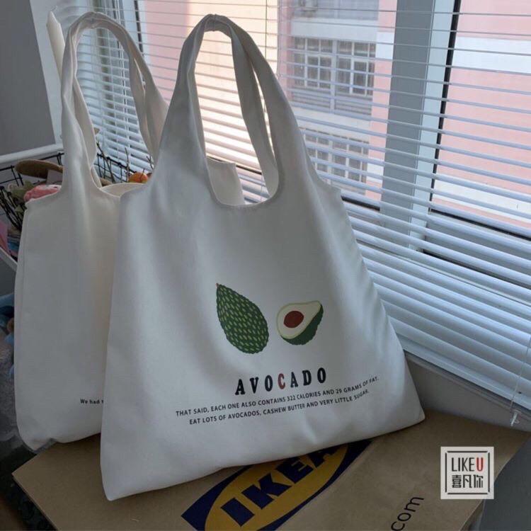 Túi tote vải đeo chéo canvas bag giá rẻ đẹp đi học
