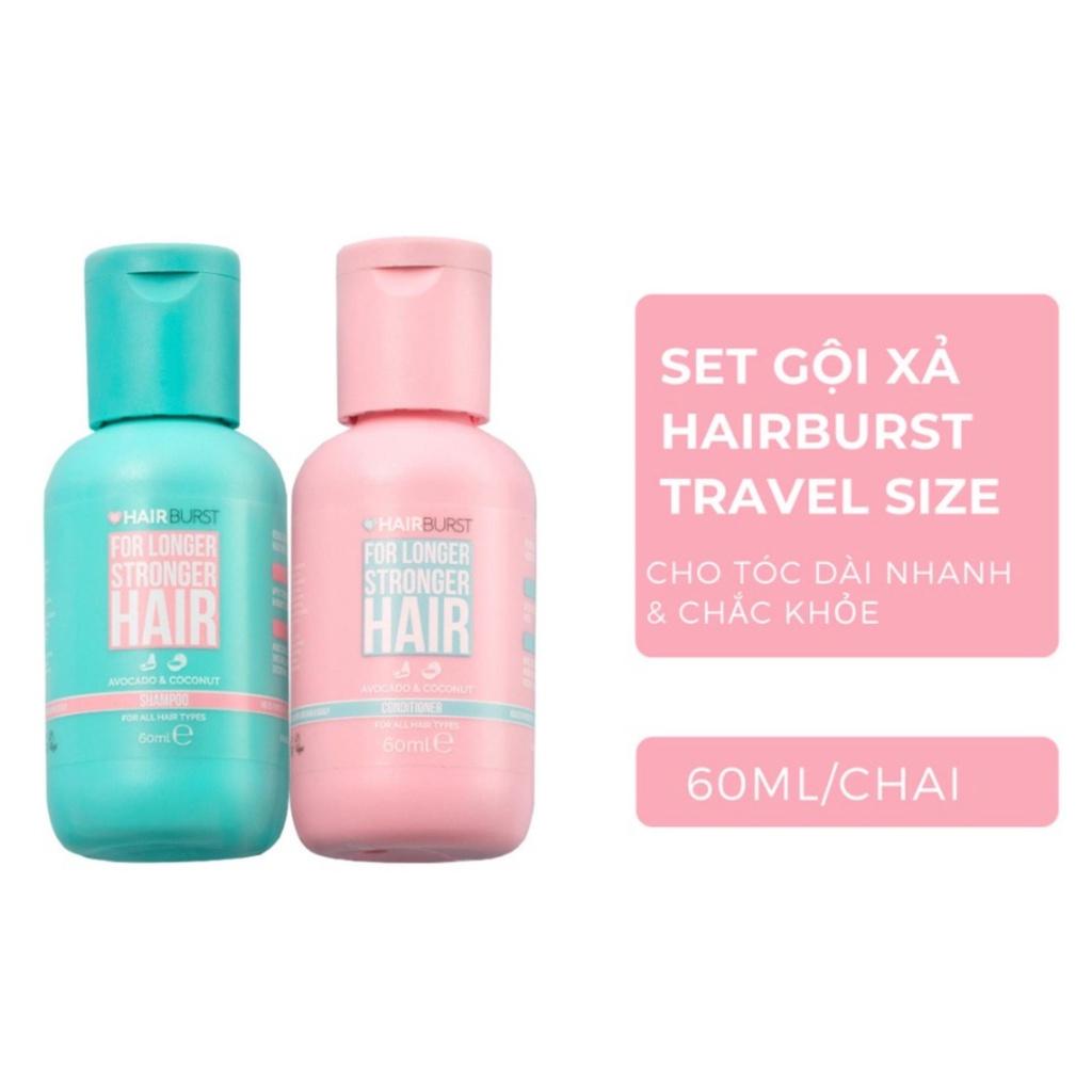 Set Dầu Gội Xả HAIRBURST Kích Thích Tóc Mọc Dài Chắc Khỏe 350ml/chai