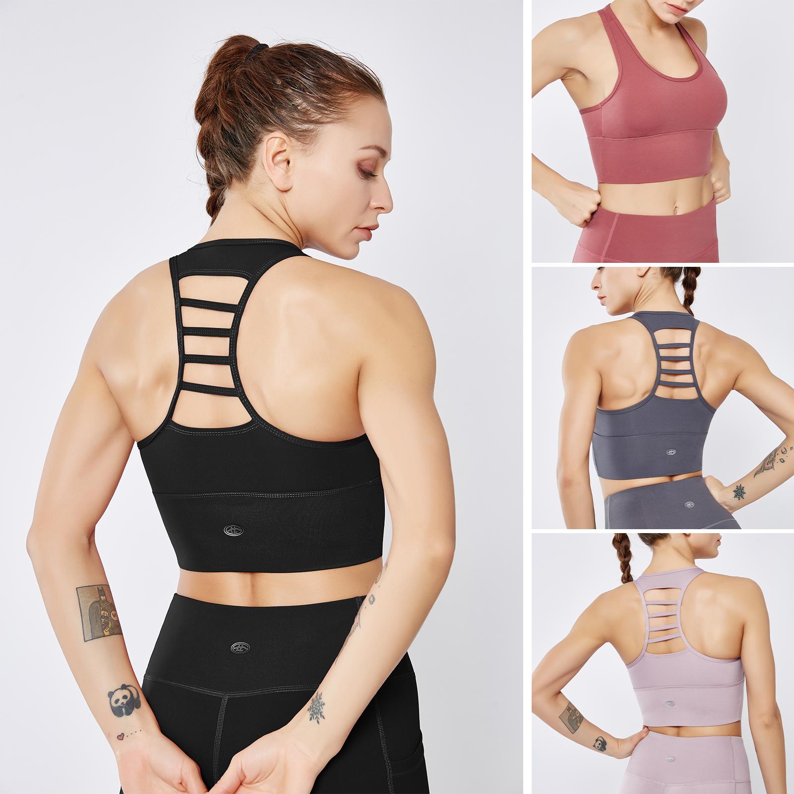 Bra thể thao dành cho nữ có mút đệm, thiết kế thời trang, ôm body, sexy