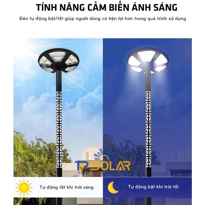 Đèn Sân Vườn Năng Lượng Mặt Trời UFO TP Solar TP-U600N Công Suất Lớn,Chiếu Sáng 360 Độ Chống Nước IP65