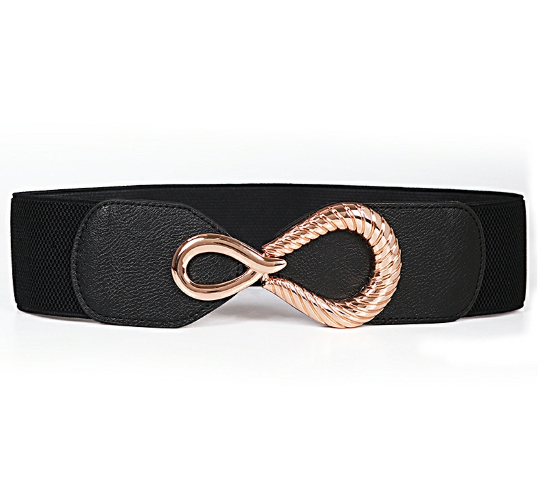 Thắt lưng nữ dây nịt nữ đai váy bản to 7cm Thun Co Giãn mang Đầm váy Casual Thời Trang Hàn QUốc dona23052901