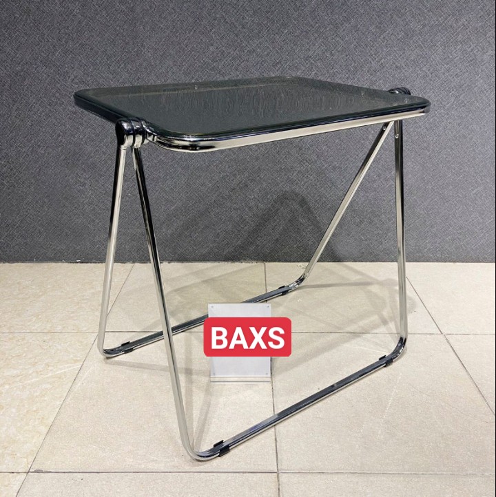 Bàn đa năng chân inox mặt bàn xuyên sáng Juno Sofa 64 x 50 x 68 cm