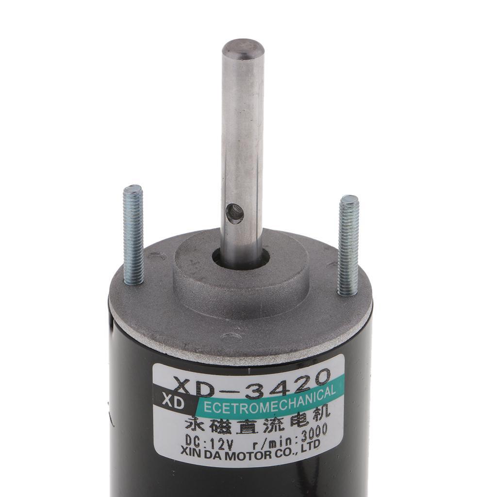 12V 30W High Speed CW/CCW Permanent DC Motor 3000RPM