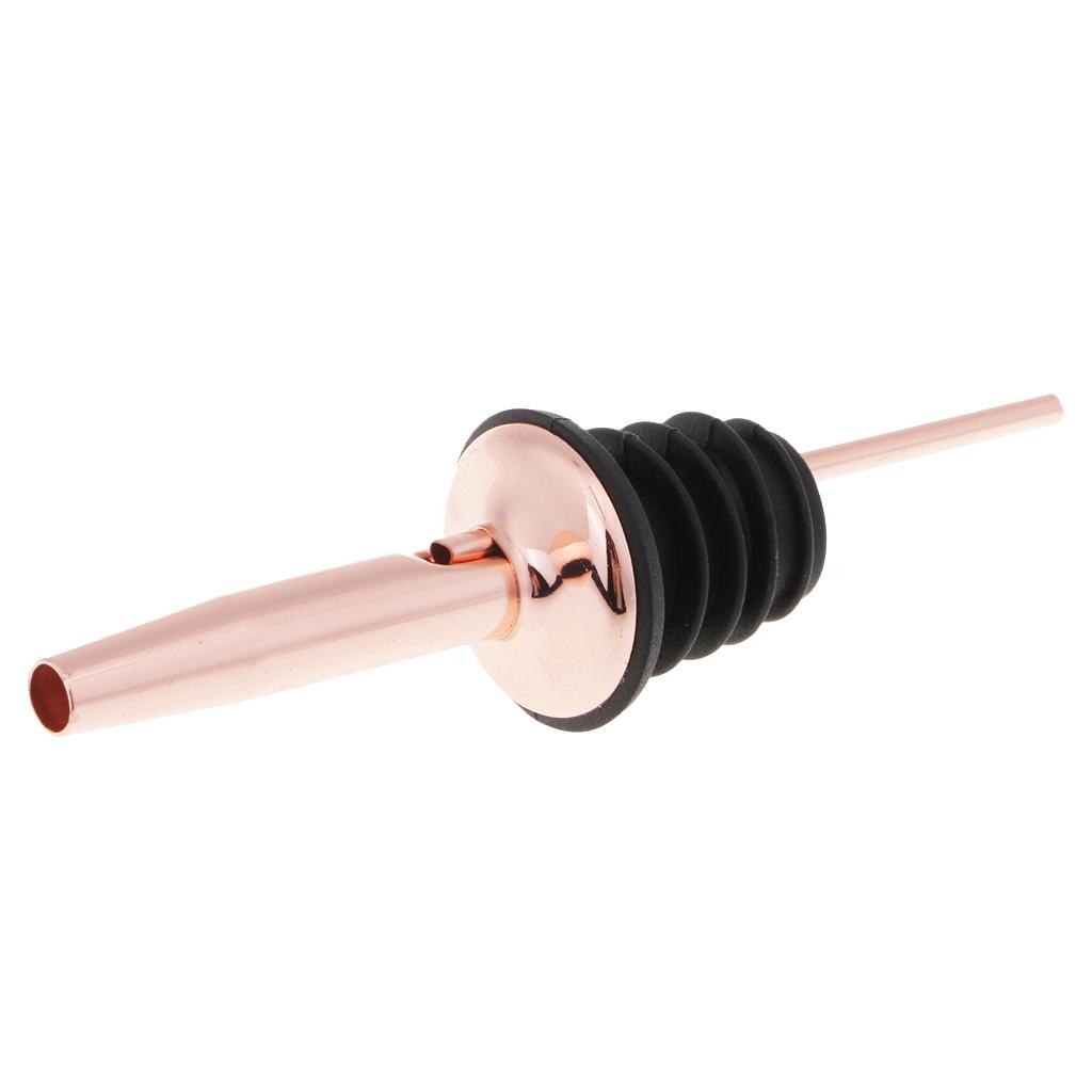 1pc Liquor Pour Spouts Stainless Steel Bottle Spout and Liquor Pourer Dust Caps Covers