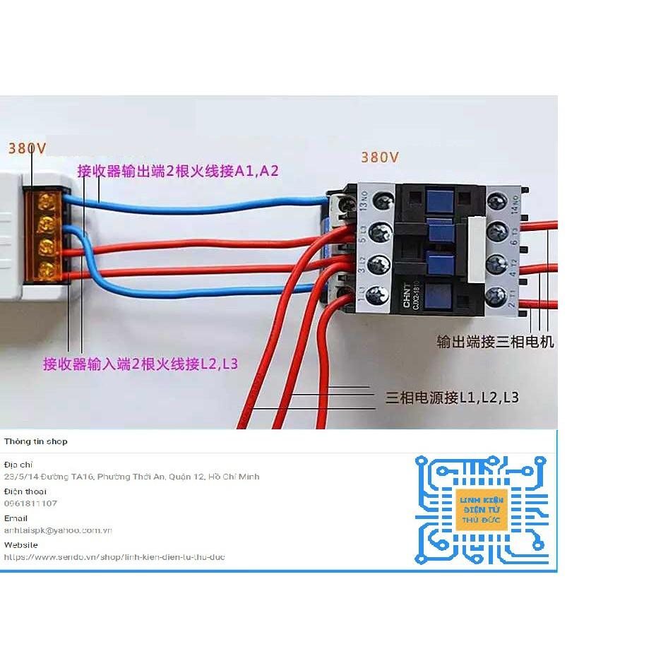 Bộ điều khiển từ xa Honest 6380 380V 3 pha