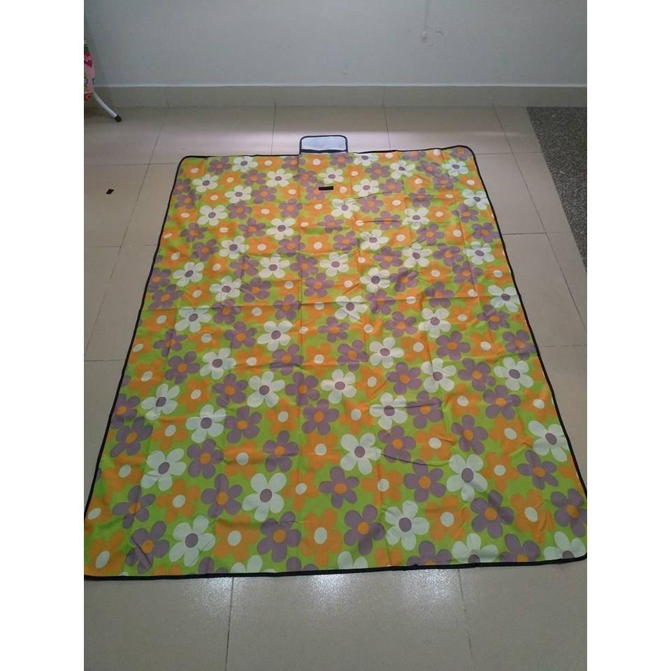 Thảm vải du lịch chống nước dã ngoại cao cấp xếp gọn (150x 200cm)
