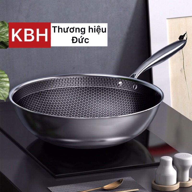 Chảo chống dính sâu lòng vân tổ ong 32cm